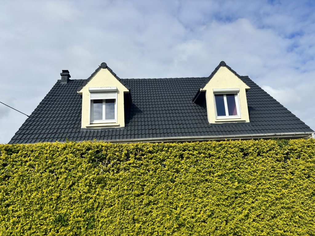 application d'un traitement hydrofuge coloré à Boncourt