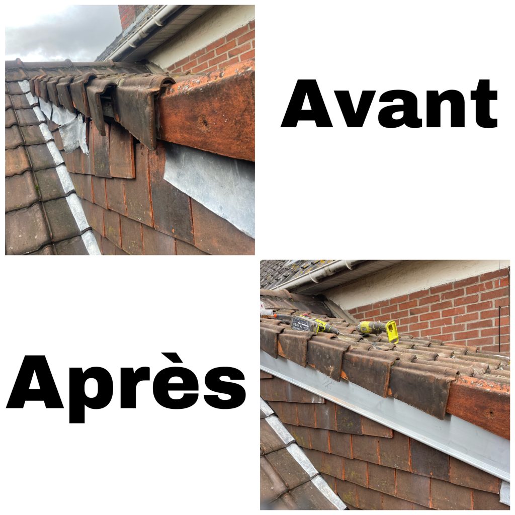 Remplacement de bandeau de toiture à Ivry-la-Bataille