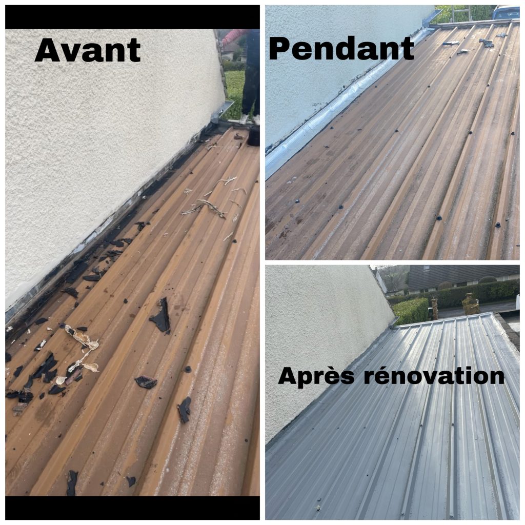 rénovation de toiture bac acier à Epieds